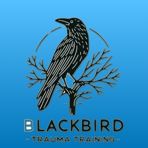 Logo depicts crow perched on tree